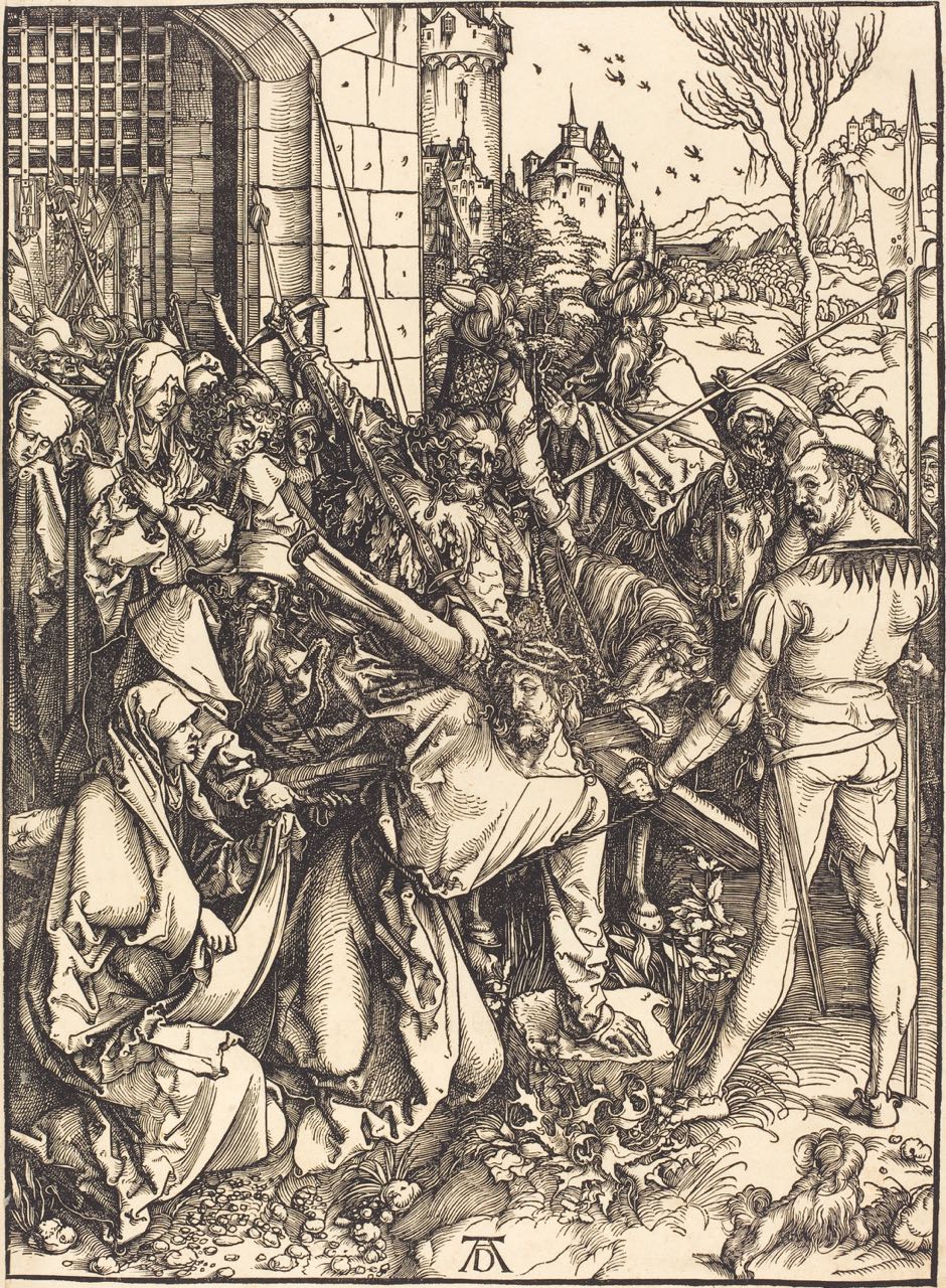 Christ Carrying the Cross, woodcut, Albrecht Dürer, 1498/99