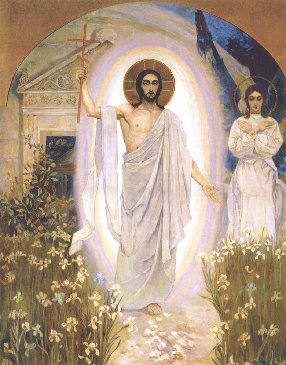 Resurrection of Christ, Mikhail Nesterov, c. 1890