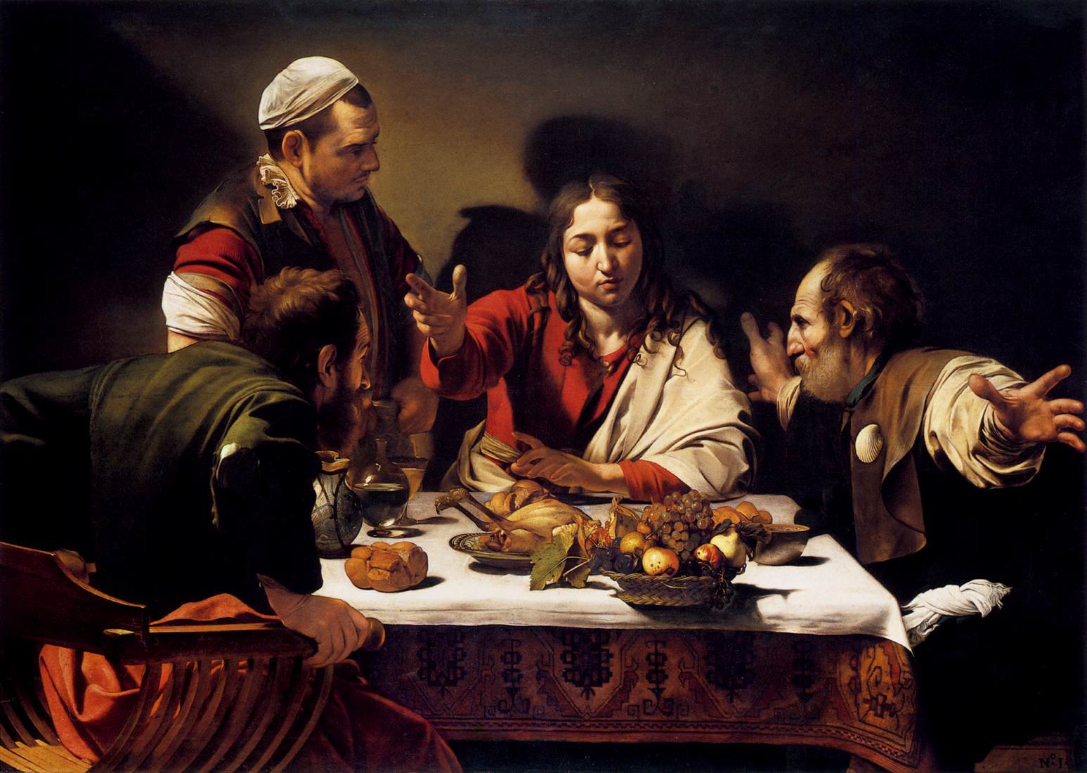 Easter Monday - Caravaggio Supper at Emmaus