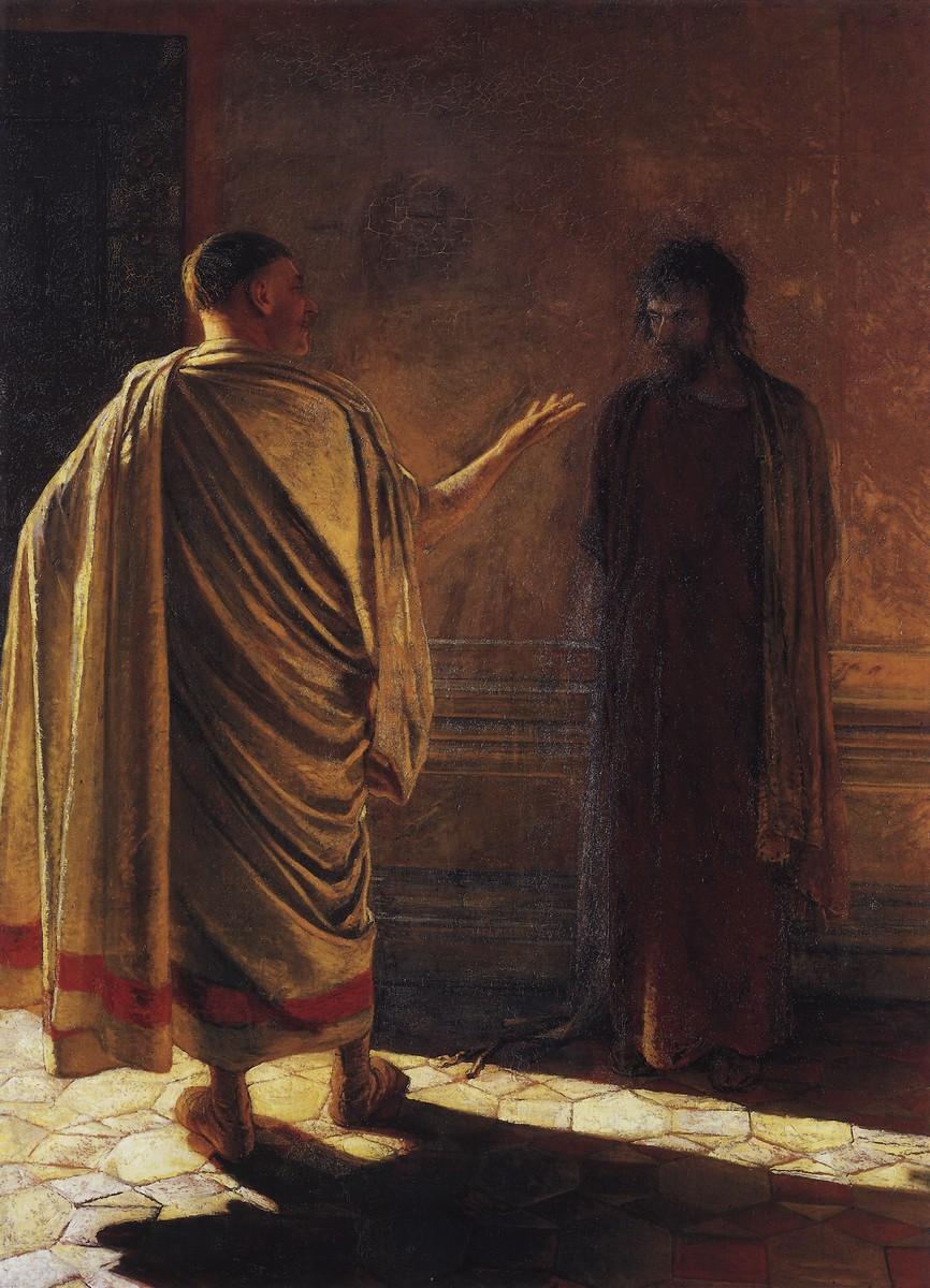 __TrueGlory - Nikolai Nikolajewitsch Ge – What is Truth (Jesus and Pilate) 1890