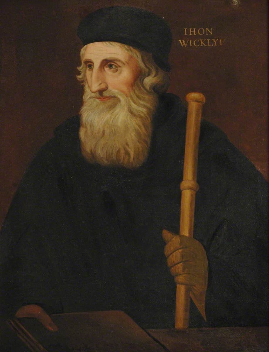 Kirkby, Thomas; John Wycliffe (c.1330-1384); Balliol College, University of Oxford; http://www.artuk.org/artworks/john-wycliffe-c-13301384-221608